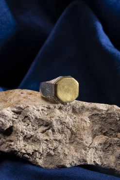 Bague Olivier Argent Bronze - Ombre Claire