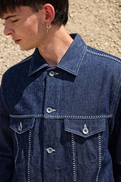 Blouson Motocicleta Bleu denim