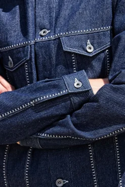 Blouson Motocicleta Bleu denim
