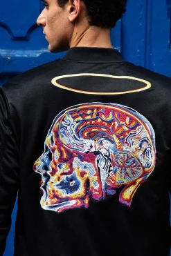 Blouson Paraguas Craneo Noir