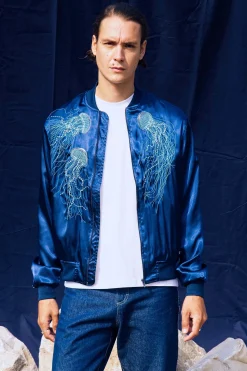 Blouson Paraguas Medusas Bleu Marine
