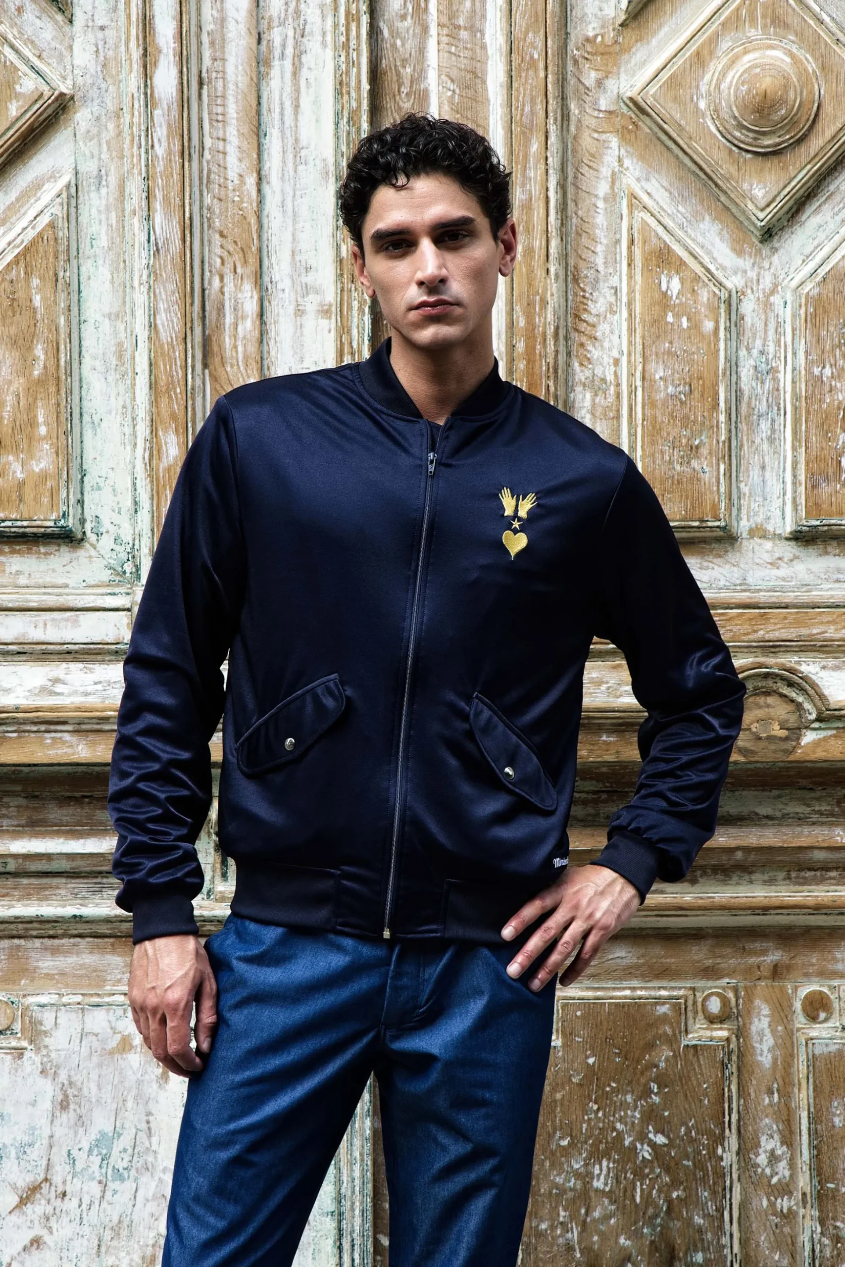 Blouson Paraguas Volcano Bleu Marine