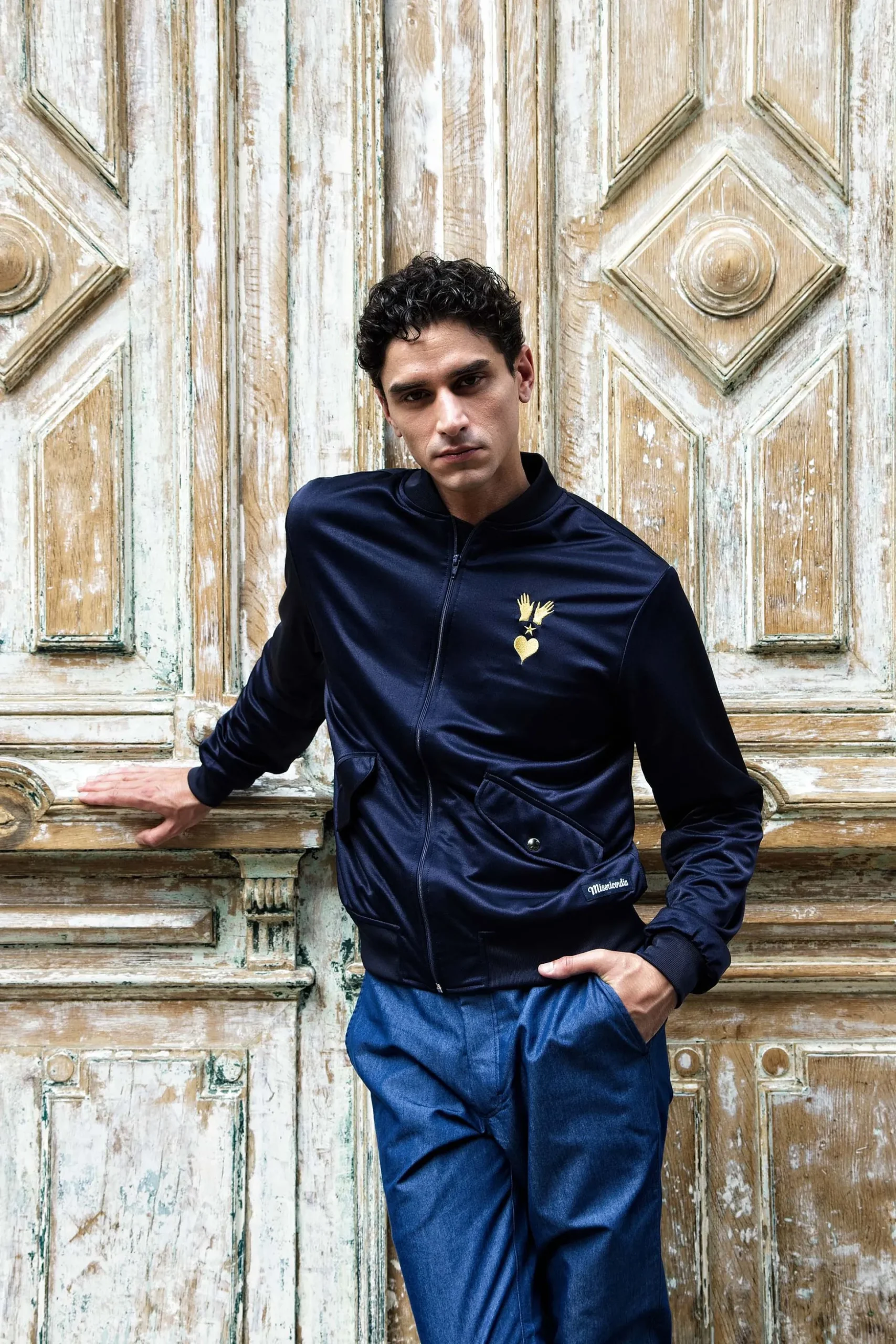 Blouson Paraguas Volcano Bleu Marine
