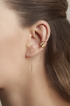 Boucle d'Oreille Faux Piercing Doré Ferdinand - April Please
