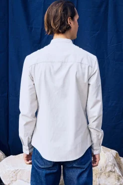 Chemise Academia Gris Clair