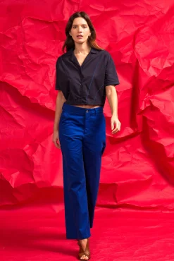 Chemise Allamanda Bleu Marine