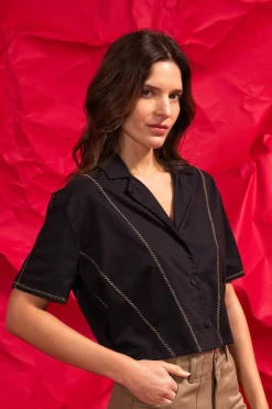 Chemise Allamanda Noir
