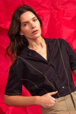 Chemise Allamanda Noir