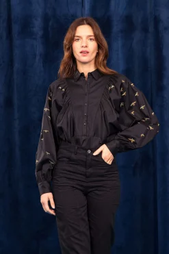Chemise Carina Noir Vuelo