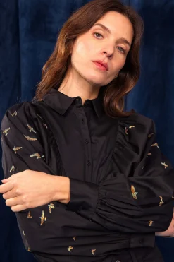 Chemise Carina Noir Vuelo