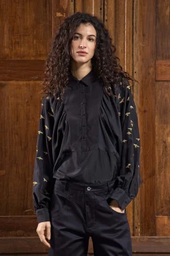 Chemise Carina Noir Vuelo Especial