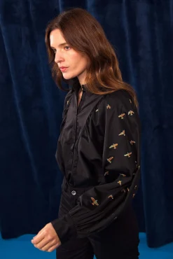 Chemise Carina Noir Vuelo