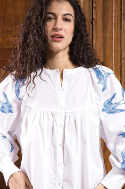 Chemise Doria Aves Blanc