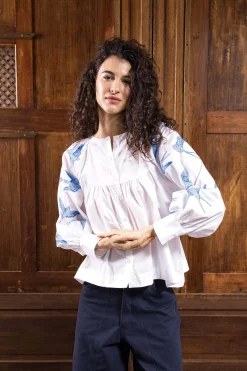 Chemise Doria Aves Blanc