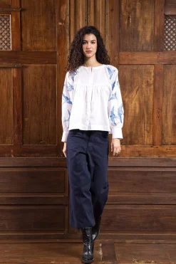 Chemise Doria Aves Blanc