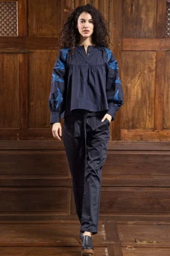 Chemise Doria Aves Bleu Marine
