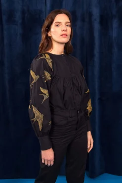 Chemise Doria Aves Noir