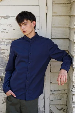 Chemise Piloto Flanelle Bleu Marine