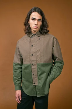 Chemise Roman Marron