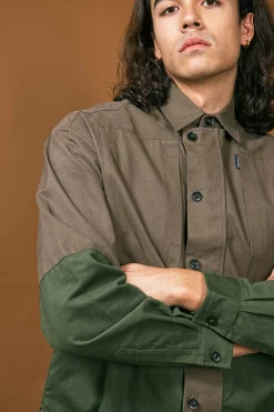 Chemise Roman Marron