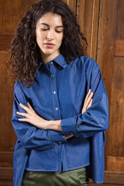 Chemise Sandra Bleu Denim