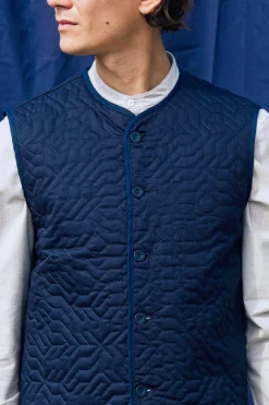Gilet Sans Manche Eterno Bleu Marine