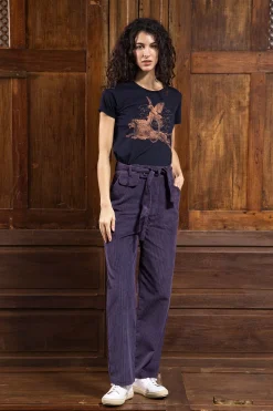 Pantalon America Mauve