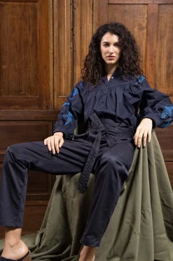 Pantalon Calipso Bleu Foncé