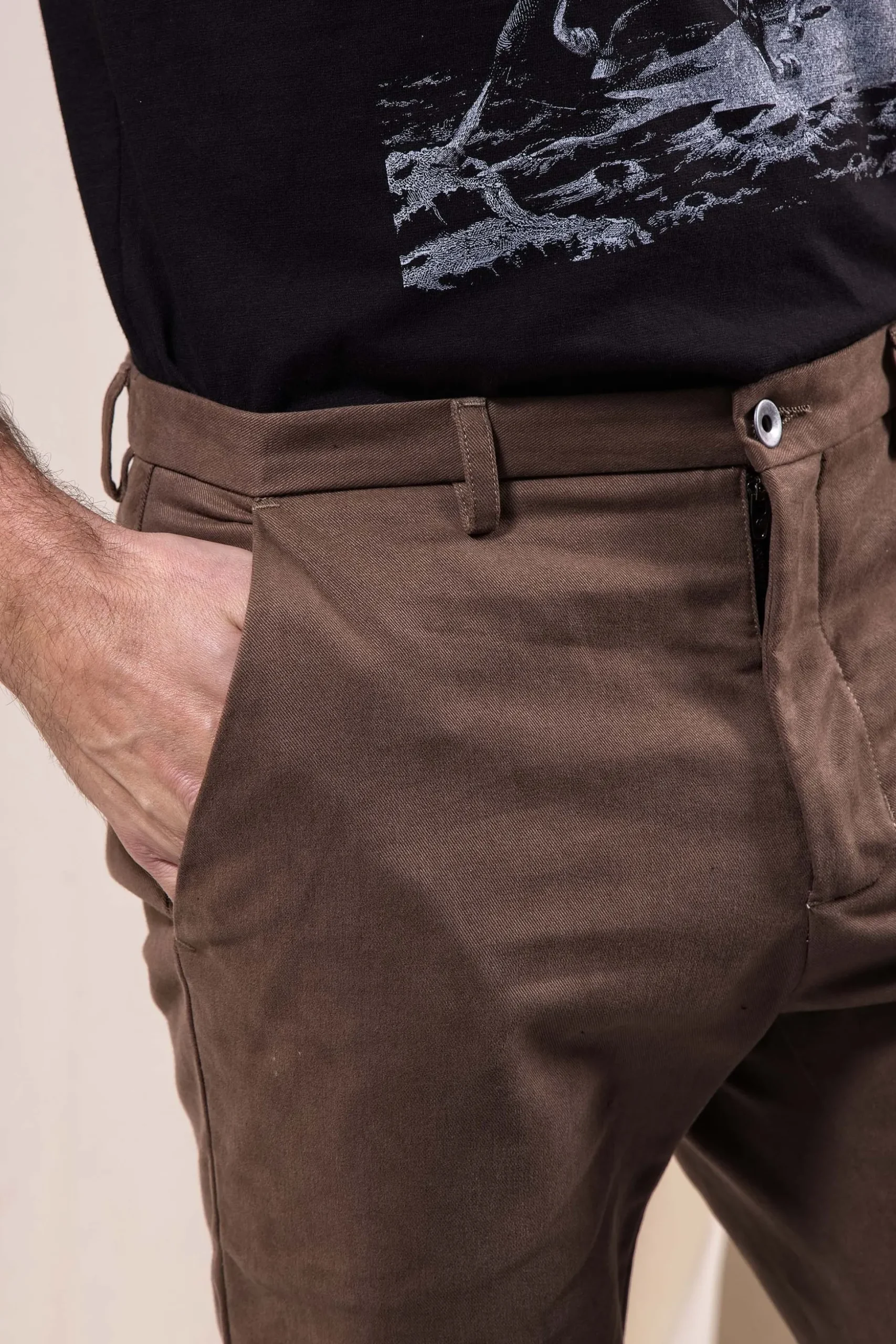 Pantalon General Marron
