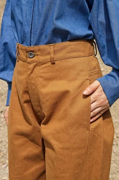 Pantalon Iona Moutarde