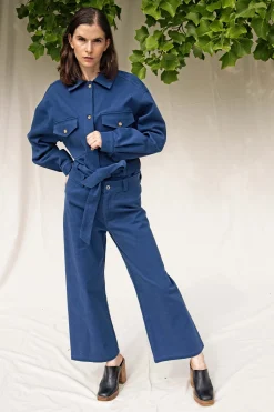 Pantalon Saba Bleu Méditerranée