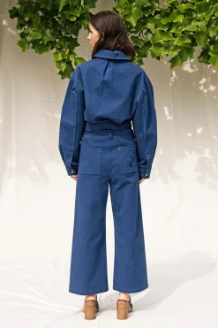 Pantalon Saba Bleu Méditerranée