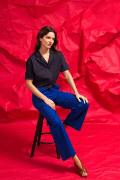 Pantalon Tea Bleu Outremer