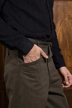 Pantalon Xylon Kaki Foncé
