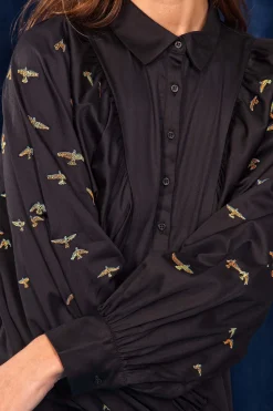 Robe Carina Vuelo Noir