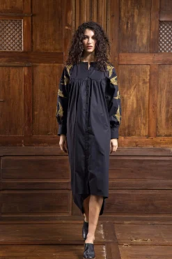 Robe Doria Aves Noir