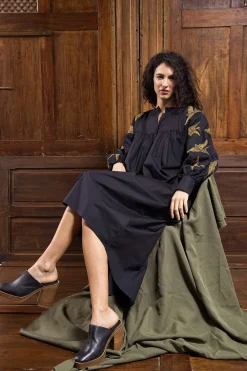 Robe Doria Aves Noir