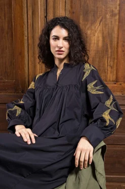 Robe Doria Aves Noir
