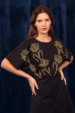 Robe Maeve Flores Noir