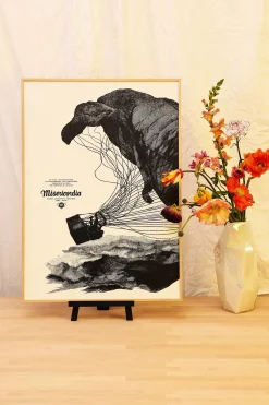 Sérigraphie édition limitée - Dirigible - 50x70cm