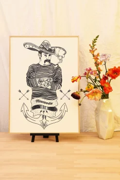 Sérigraphie édition limitée - Marinero - 50x70cm