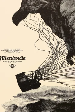 Sérigraphie édition limitée - Dirigible - 50x70cm