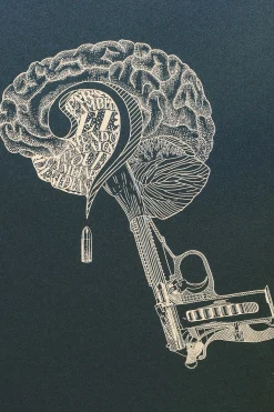 Sérigraphie édition limitée - Cerebro - 30x40cm