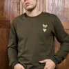 Sweatshirt Alan Kaki Foncé