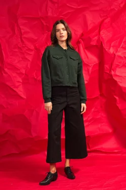 Sweatshirt Bona Vert Foncé