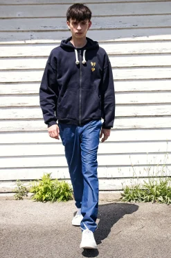 Sweatshirt Capuche Dorian Bleu Marine