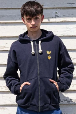Sweatshirt Capuche Dorian Bleu Marine