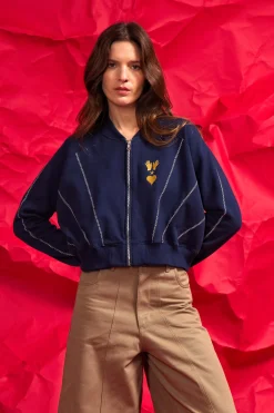 Sweatshirt Casandra Bleu Marine
