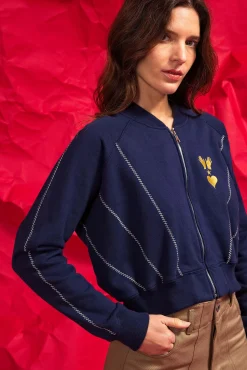 Sweatshirt Casandra Bleu Marine
