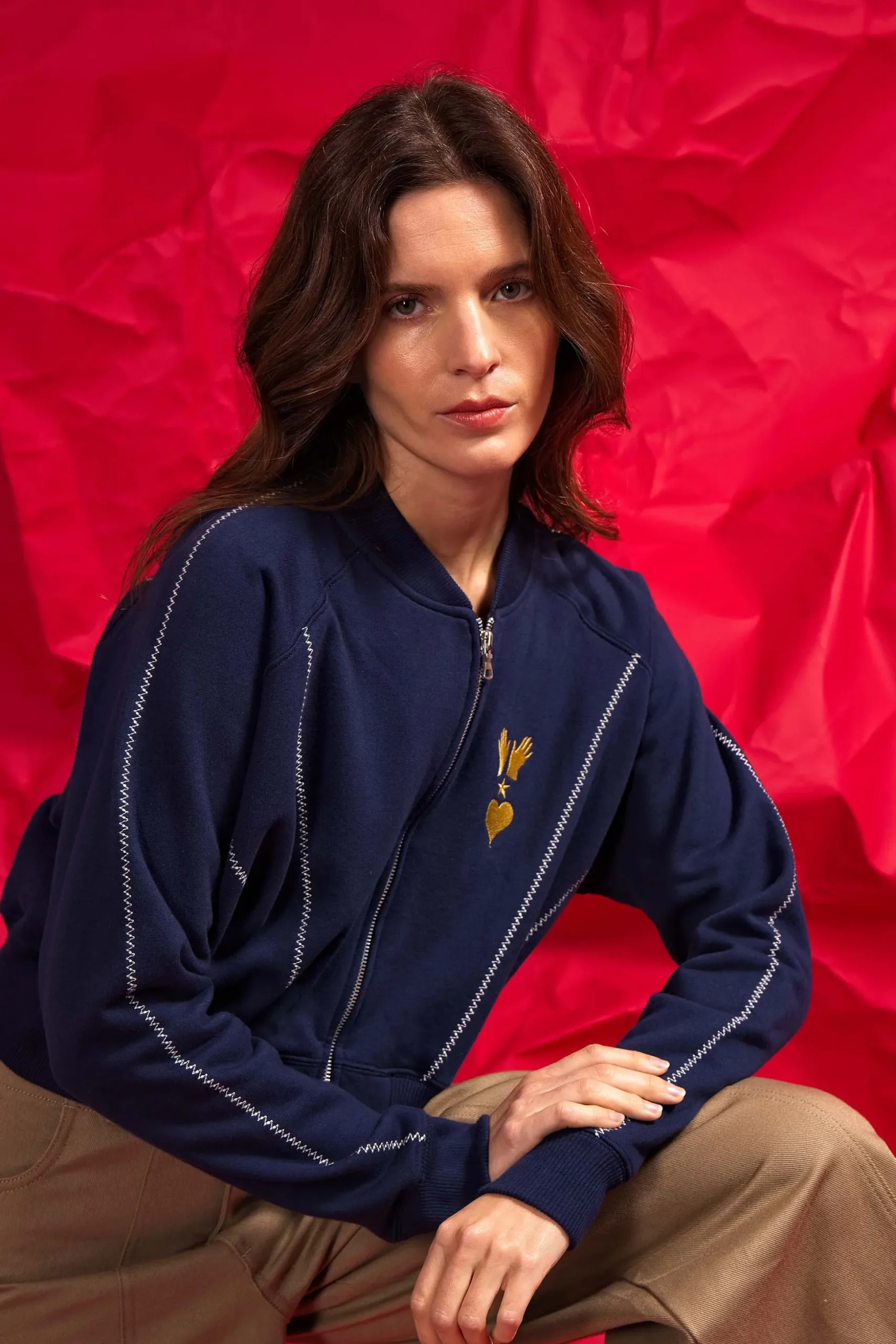 Sweatshirt Casandra Bleu Marine